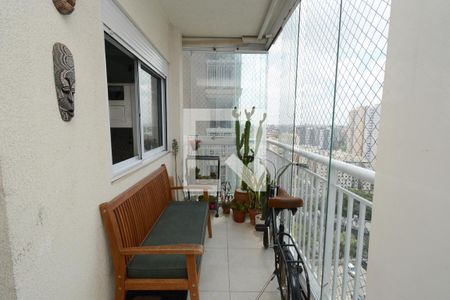 Varanda gourmet de apartamento à venda com 2 quartos, 61m² em Campininha, São Paulo