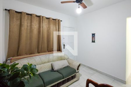 Sala de apartamento para alugar com 1 quarto, 42m² em Guilhermina, Praia Grande