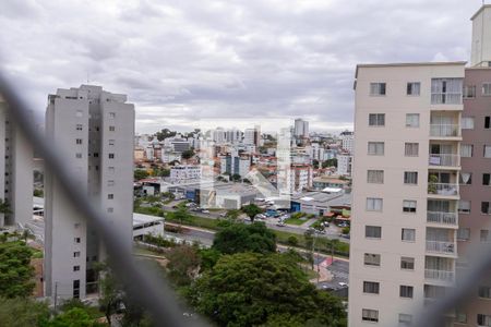 Vista da varanda da sala de apartamento à venda com 2 quartos, 57m² em Paquetá, Belo Horizonte