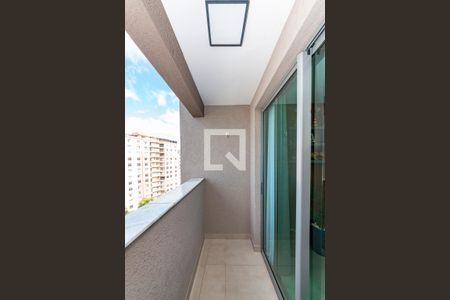 Varanda da Sala de apartamento à venda com 2 quartos, 52m² em Coração Eucarístico, Belo Horizonte