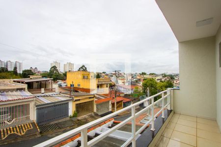 Varanda da sala 2 de casa à venda com 3 quartos, 183m² em Jardim Cambui, Santo André