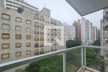 Varanda de apartamento para alugar com 3 quartos, 105m² em Barra Funda, Guarujá