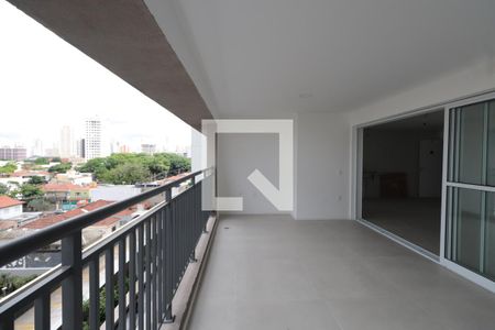 Sacada Sala de apartamento à venda com 3 quartos, 109m² em Vila Zilda, São Paulo