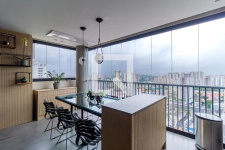 Varanda Gourmet de apartamento à venda com 2 quartos, 70m² em Barra Funda, São Paulo