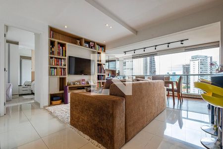 Sala/Cozinha de apartamento à venda com 1 quarto, 69m² em Sumaré, São Paulo