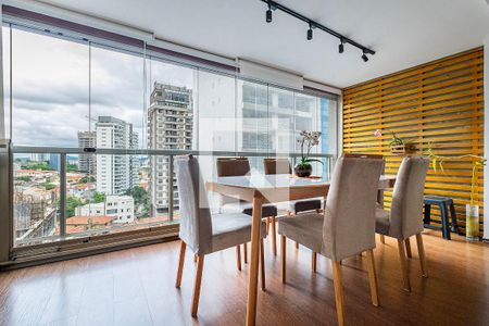 Sala/Cozinha de apartamento à venda com 1 quarto, 69m² em Sumaré, São Paulo