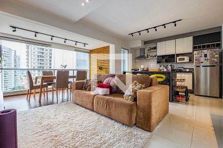 Sala/Cozinha de apartamento à venda com 1 quarto, 69m² em Sumaré, São Paulo