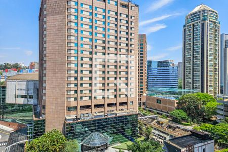 Vista da Sala de apartamento para alugar com 3 quartos, 110m² em Itaim Bibi, São Paulo