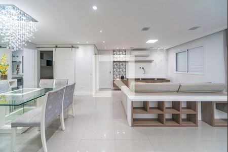 Sala de apartamento para alugar com 3 quartos, 118m² em Vila Bastos, Santo André