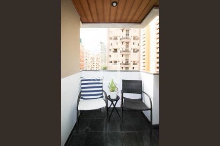 Varanda de apartamento à venda com 1 quarto, 33m² em Moema, São Paulo