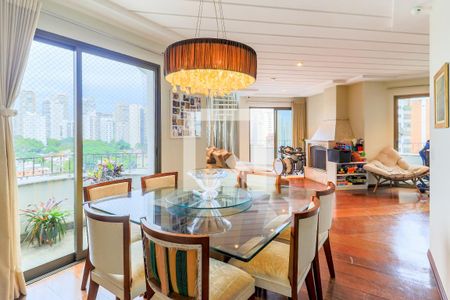 Sala de Jantar de apartamento à venda com 5 quartos, 353m² em Campo Belo, São Paulo