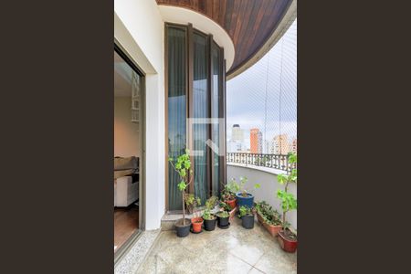 Varanda da Sala de apartamento à venda com 5 quartos, 353m² em Campo Belo, São Paulo