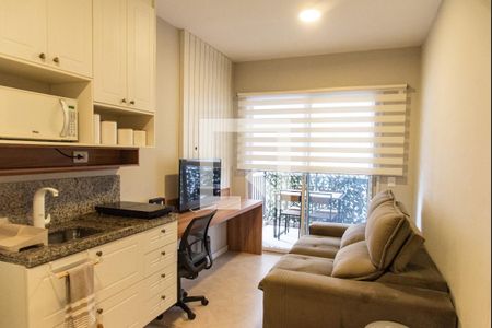 Sala de apartamento à venda com 1 quarto, 34m² em Vila Clementino, São Paulo