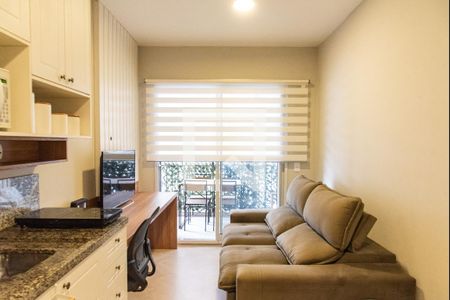 Sala de apartamento à venda com 1 quarto, 34m² em Vila Clementino, São Paulo