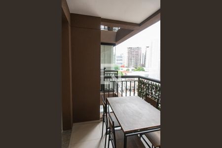 Varanda de apartamento à venda com 1 quarto, 34m² em Vila Clementino, São Paulo