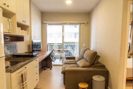 Sala de apartamento à venda com 1 quarto, 34m² em Vila Clementino, São Paulo