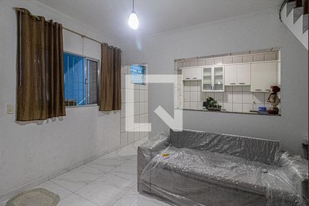 sala_3 de casa para alugar com 2 quartos, 90m² em Vila Caraguata, São Paulo