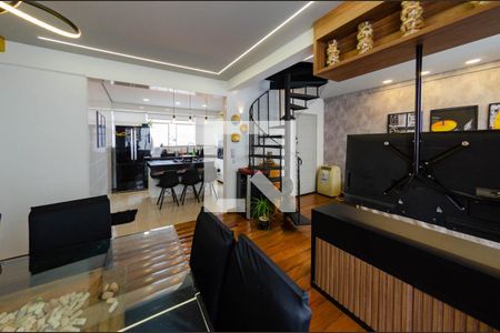 Sala de apartamento à venda com 3 quartos, 180m² em Alto Barroca, Belo Horizonte