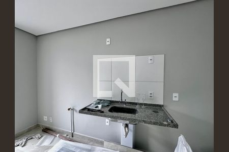 Cozinha de apartamento para alugar com 2 quartos, 32m² em Jardim Caravelas, São Paulo