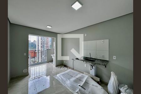 Sala de apartamento para alugar com 2 quartos, 32m² em Jardim Caravelas, São Paulo