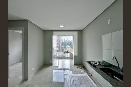 Sala de apartamento para alugar com 2 quartos, 32m² em Jardim Caravelas, São Paulo