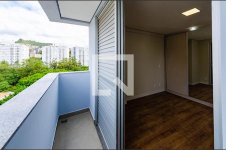 Varanda de apartamento para alugar com 1 quarto, 52m² em Buritis, Belo Horizonte