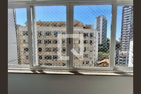 Sala - Vista de apartamento à venda com 1 quarto, 41m² em Botafogo, Rio de Janeiro