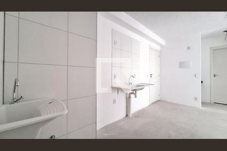 Cozinha e Área de Serviço de apartamento para alugar com 2 quartos, 35m² em Várzea da Barra Funda, São Paulo