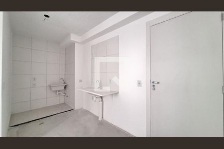 Cozinha e Área de Serviço de apartamento para alugar com 2 quartos, 35m² em Várzea da Barra Funda, São Paulo