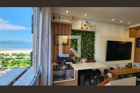 Sala de apartamento para alugar com 2 quartos, 71m² em José Menino, Santos