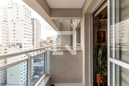 Varanda de apartamento à venda com 1 quarto, 46m² em Santa Ifigênia, São Paulo