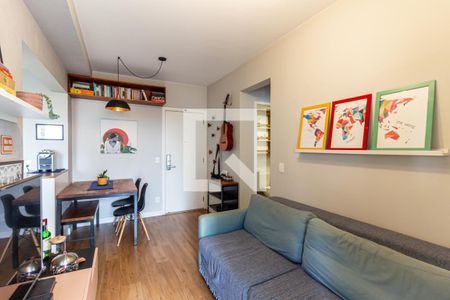 Sala de apartamento à venda com 1 quarto, 46m² em Santa Ifigênia, São Paulo