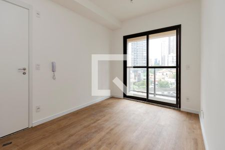 Sala/ Cozinha de apartamento para alugar com 1 quarto, 32m² em Jardim das Acacias, São Paulo