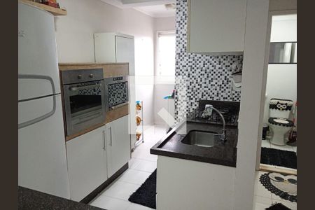 Cozinha de apartamento à venda com 2 quartos, 50m² em Parque Oratório, Santo André