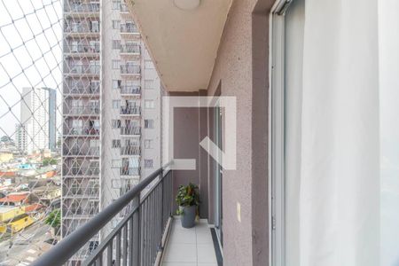 varanda de apartamento à venda com 1 quarto, 31m² em Vila Tolstoi, São Paulo