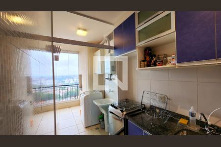 Cozinha e Área de Serviço de apartamento à venda com 2 quartos, 65m² em Jardim Messina, Jundiaí