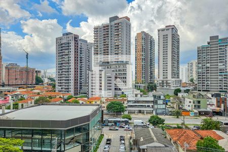 Vista da Varanda de kitnet/studio à venda com 1 quarto, 27m² em Jardim das Acácias, São Paulo