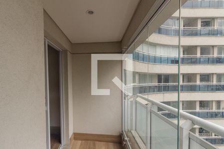 Varanda da Sala de apartamento para alugar com 1 quarto, 45m² em Santa Ifigênia, São Paulo