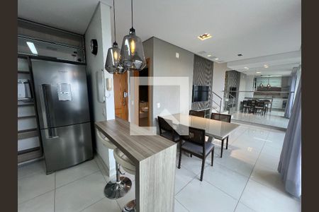 Sala/ cozinha  de apartamento para alugar com 2 quartos, 78m² em Vila da Serra, Belo Horizonte