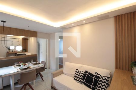 Sala de apartamento à venda com 2 quartos, 47m² em Castelo, Belo Horizonte