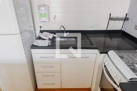 Cozinha de kitnet/studio para alugar com 1 quarto, 30m² em Jardim Paulista, São Paulo