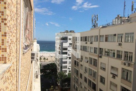 Vista da Sala de apartamento para alugar com 1 quarto, 28m² em Leme, Rio de Janeiro