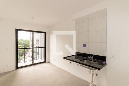 Sala/Cozinha de apartamento à venda com 1 quarto, 26m² em Vila Olímpia, São Paulo