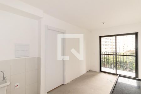 Sala/Cozinha de apartamento à venda com 1 quarto, 26m² em Vila Olímpia, São Paulo