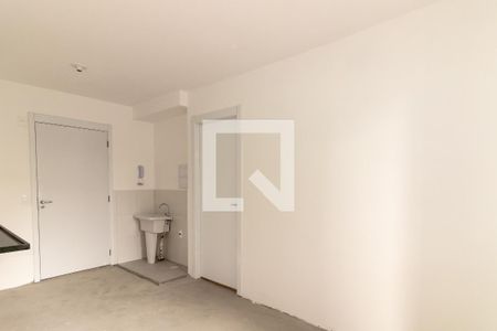 Sala/Cozinha de apartamento à venda com 1 quarto, 26m² em Vila Olímpia, São Paulo