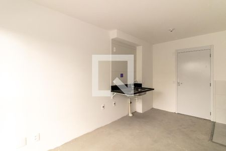 Sala/Cozinha de apartamento à venda com 1 quarto, 26m² em Vila Olímpia, São Paulo