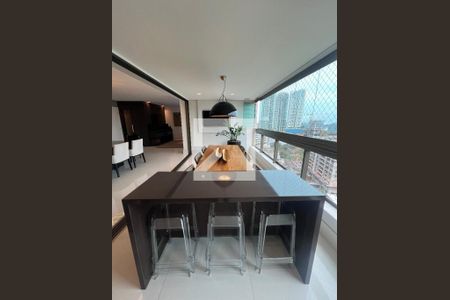 Varanda gourmet de apartamento à venda com 4 quartos, 201m² em Vila da Serra, Nova Lima