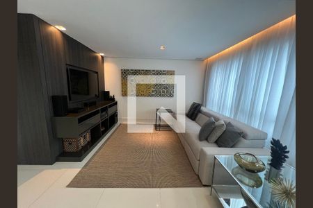 Sala de TV de apartamento à venda com 4 quartos, 201m² em Vila da Serra, Nova Lima