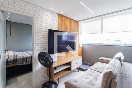 Sala de apartamento à venda com 1 quarto, 33m² em Vila Osasco, Osasco