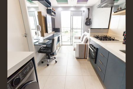 Sala/Cozinha de apartamento à venda com 1 quarto, 30m² em Belenzinho, São Paulo